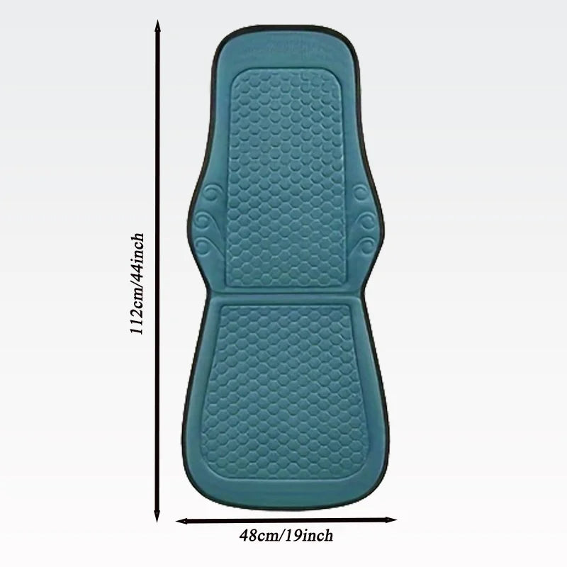 Dimnsion in cm and inches for front seat cover