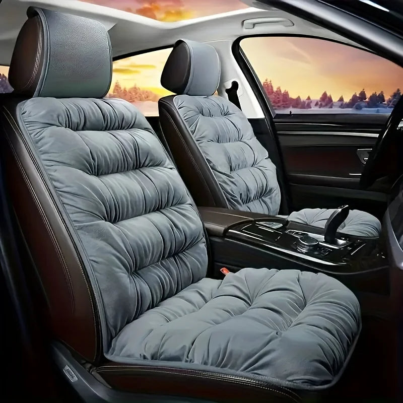 front-view-grey_Ultra-Soft_Car_Seat_Cover