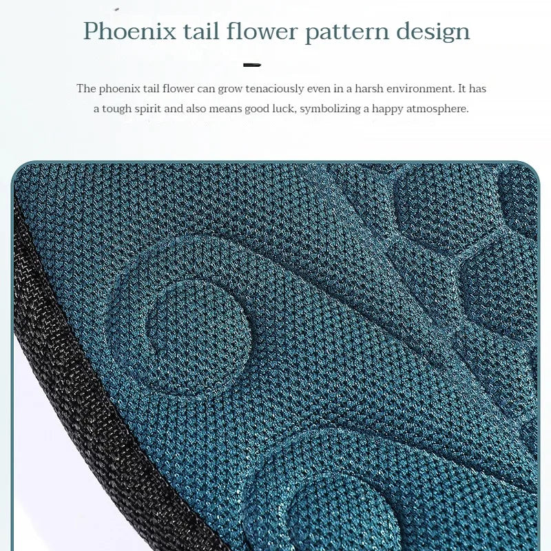 Close up shot of phoenix tail flower design